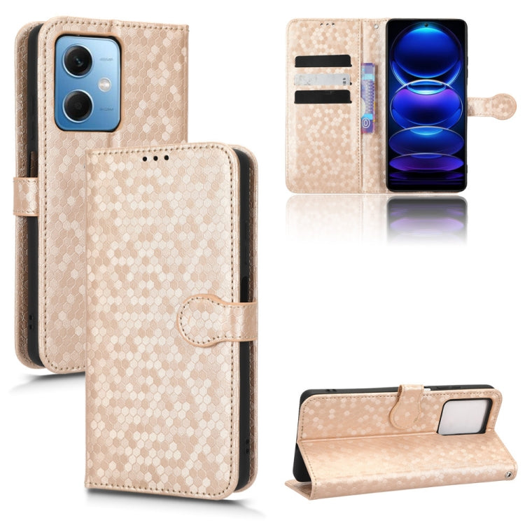 Honeycomb Dot Texture Leather Phone Case, For Xiaomi 13, For Xiaomi 13 Pro, For Xiaomi 12 Ultra, For Xiaomi Redmi Note 12 5G, For Xiaomi Redmi Note 12 Pro 5G, For Xiaomi Redmi Note12 Pro+, For Xiaomi Redmi K60 5G / K60 Pro / K60 Championship Edition   ...