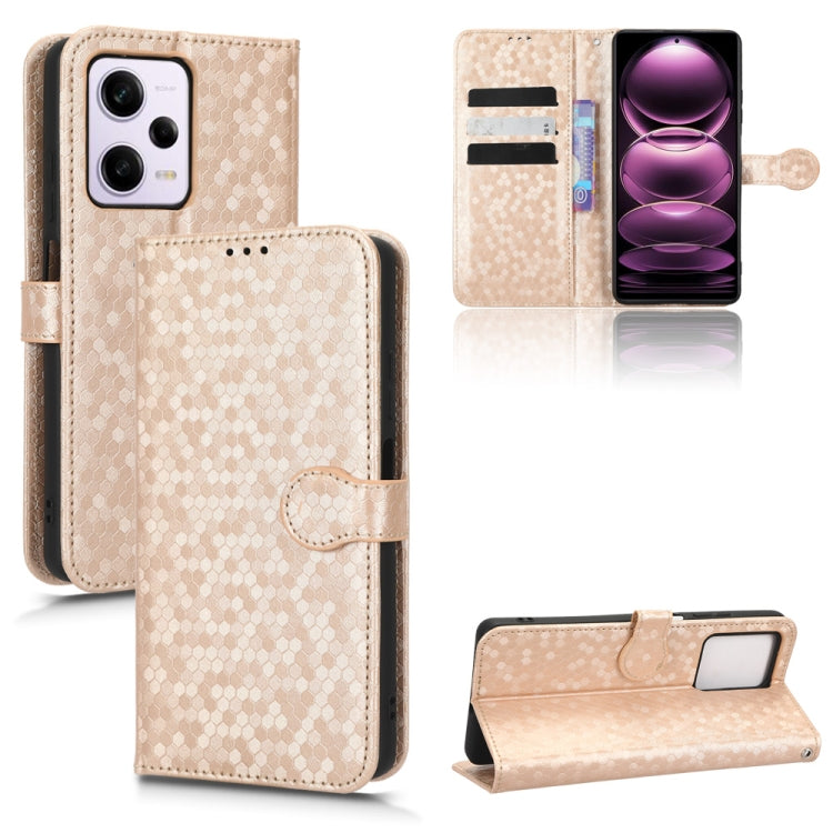 Honeycomb Dot Texture Leather Phone Case, For Xiaomi 13, For Xiaomi 13 Pro, For Xiaomi 12 Ultra, For Xiaomi Redmi Note 12 5G, For Xiaomi Redmi Note 12 Pro 5G, For Xiaomi Redmi Note12 Pro+, For Xiaomi Redmi K60 5G / K60 Pro / K60 Championship Edition   ...