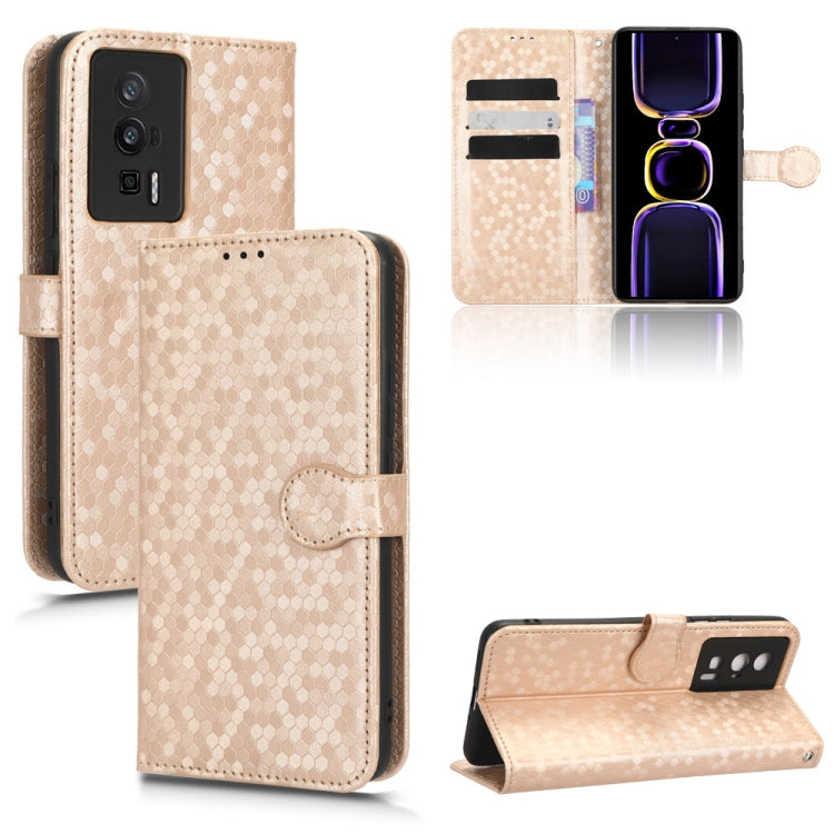 Honeycomb Dot Texture Leather Phone Case, For Xiaomi 13, For Xiaomi 13 Pro, For Xiaomi 12 Ultra, For Xiaomi Redmi Note 12 5G, For Xiaomi Redmi Note 12 Pro 5G, For Xiaomi Redmi Note12 Pro+, For Xiaomi Redmi K60 5G / K60 Pro / K60 Championship Edition   ...