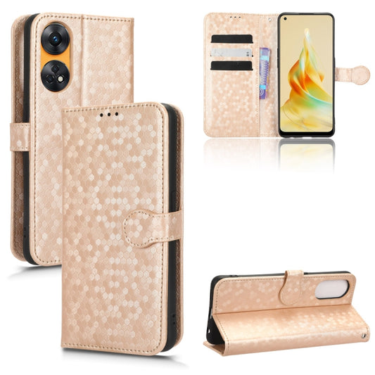 Honeycomb Dot Texture Leather Phone Case, For OPPO Reno8 T 4G, For OPPO Reno9 Pro, For OPPO Reno9 Pro+, For OPPO Reno8 Pro+ 5G, For Realme 10 4G, For Realme 10 Pro, For Realme 10 Pro+, For Realme C22 4G, For Realme GT Neo 3