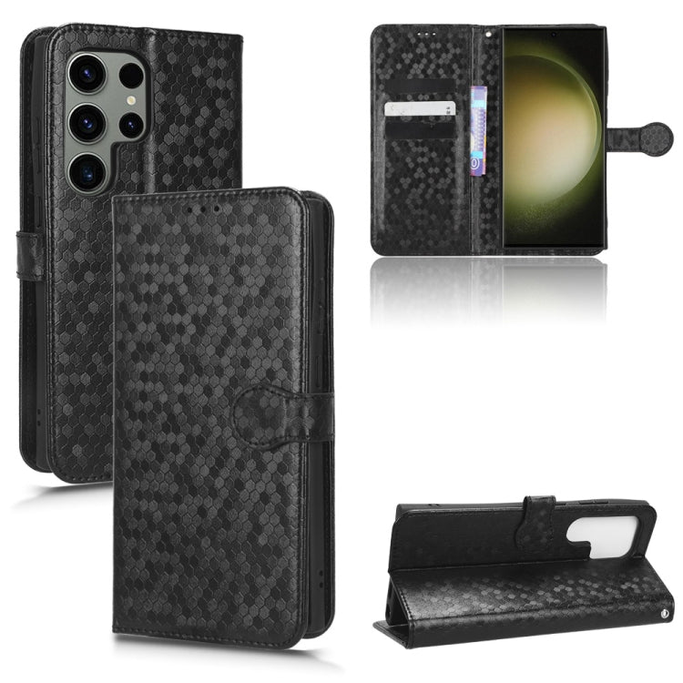 Honeycomb Dot Texture Leather Phone Case, For Samsung Galaxy S23 5G, For Samsung Galaxy S23+ 5G, For Samsung Galaxy S23 Ultra 5G, For Samsung Galaxy A54 5G, For Samsung Galaxy A34 5G, For Samsung Galaxy A14 5G, For Samsung Galaxy A14 4G                ...