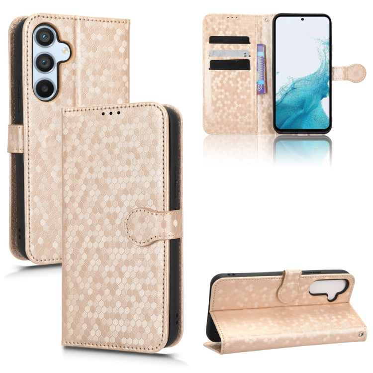 Honeycomb Dot Texture Leather Phone Case, For Samsung Galaxy S23 5G, For Samsung Galaxy S23+ 5G, For Samsung Galaxy S23 Ultra 5G, For Samsung Galaxy A54 5G, For Samsung Galaxy A34 5G, For Samsung Galaxy A14 5G, For Samsung Galaxy A14 4G                ...