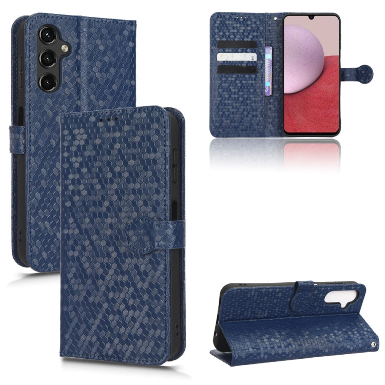 Honeycomb Dot Texture Leather Phone Case, For Samsung Galaxy S23 5G, For Samsung Galaxy S23+ 5G, For Samsung Galaxy S23 Ultra 5G, For Samsung Galaxy A54 5G, For Samsung Galaxy A34 5G, For Samsung Galaxy A14 5G, For Samsung Galaxy A14 4G                ...