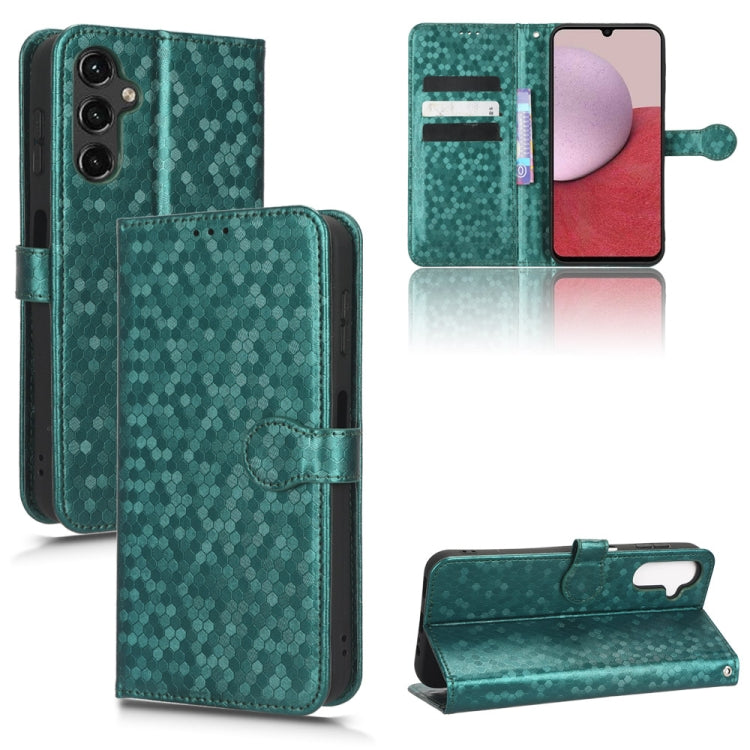 Honeycomb Dot Texture Leather Phone Case, For Samsung Galaxy S23 5G, For Samsung Galaxy S23+ 5G, For Samsung Galaxy S23 Ultra 5G, For Samsung Galaxy A54 5G, For Samsung Galaxy A34 5G, For Samsung Galaxy A14 5G, For Samsung Galaxy A14 4G                ...