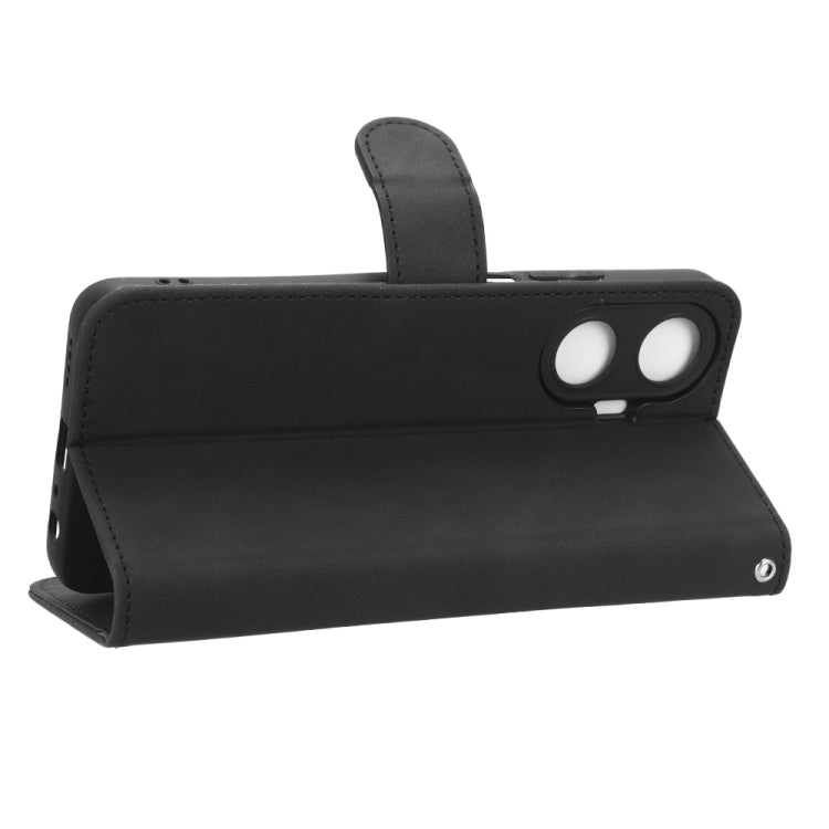 Skin Feel Magnetic Flip Leather Phone Case, For Realme C55, For TCL ION X, For vivo S16e, For Xiaomi Redmi Note 12 Pro+ 5G, For Honor X5, For Samsung Galaxy A24 4G, For ZTE Blade V40 Design