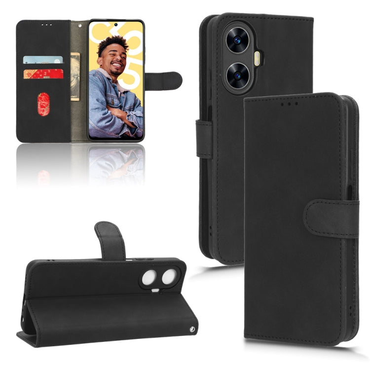 Skin Feel Magnetic Flip Leather Phone Case, For Realme C55, For TCL ION X, For vivo S16e, For Xiaomi Redmi Note 12 Pro+ 5G, For Honor X5, For Samsung Galaxy A24 4G, For ZTE Blade V40 Design
