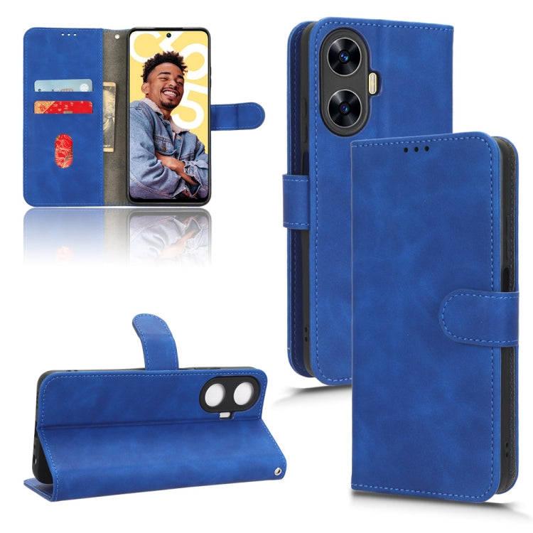 Skin Feel Magnetic Flip Leather Phone Case, For Realme C55, For TCL ION X, For vivo S16e, For Xiaomi Redmi Note 12 Pro+ 5G, For Honor X5, For Samsung Galaxy A24 4G, For ZTE Blade V40 Design