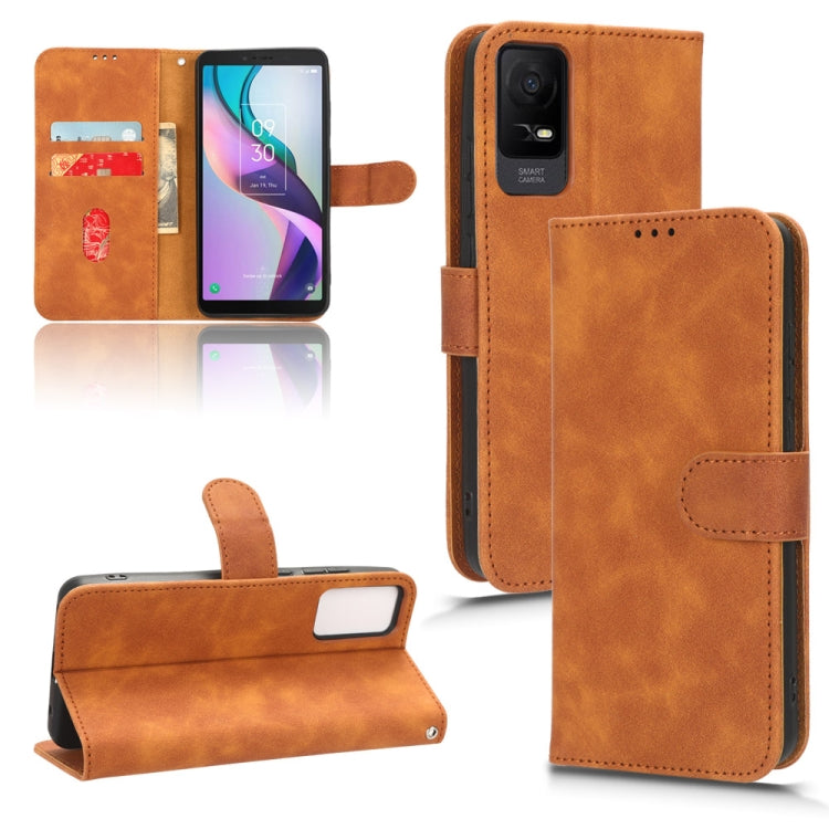 Skin Feel Magnetic Flip Leather Phone Case, For Realme C55, For TCL ION X, For vivo S16e, For Xiaomi Redmi Note 12 Pro+ 5G, For Honor X5, For Samsung Galaxy A24 4G, For ZTE Blade V40 Design