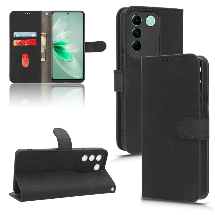 Skin Feel Magnetic Flip Leather Phone Case, For Realme C55, For TCL ION X, For vivo S16e, For Xiaomi Redmi Note 12 Pro+ 5G, For Honor X5, For Samsung Galaxy A24 4G, For ZTE Blade V40 Design