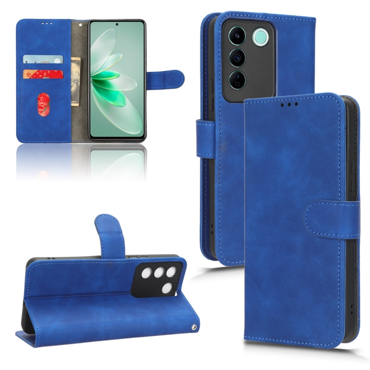 Skin Feel Magnetic Flip Leather Phone Case, For Realme C55, For TCL ION X, For vivo S16e, For Xiaomi Redmi Note 12 Pro+ 5G, For Honor X5, For Samsung Galaxy A24 4G, For ZTE Blade V40 Design
