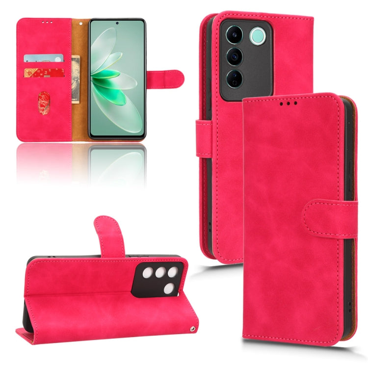 Skin Feel Magnetic Flip Leather Phone Case, For Realme C55, For TCL ION X, For vivo S16e, For Xiaomi Redmi Note 12 Pro+ 5G, For Honor X5, For Samsung Galaxy A24 4G, For ZTE Blade V40 Design