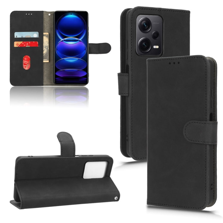 Skin Feel Magnetic Flip Leather Phone Case, For Realme C55, For TCL ION X, For vivo S16e, For Xiaomi Redmi Note 12 Pro+ 5G, For Honor X5, For Samsung Galaxy A24 4G, For ZTE Blade V40 Design