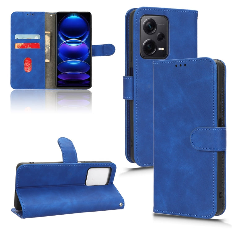 Skin Feel Magnetic Flip Leather Phone Case, For Realme C55, For TCL ION X, For vivo S16e, For Xiaomi Redmi Note 12 Pro+ 5G, For Honor X5, For Samsung Galaxy A24 4G, For ZTE Blade V40 Design