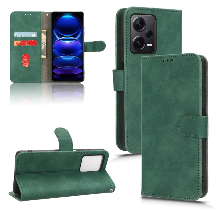 Skin Feel Magnetic Flip Leather Phone Case, For Realme C55, For TCL ION X, For vivo S16e, For Xiaomi Redmi Note 12 Pro+ 5G, For Honor X5, For Samsung Galaxy A24 4G, For ZTE Blade V40 Design