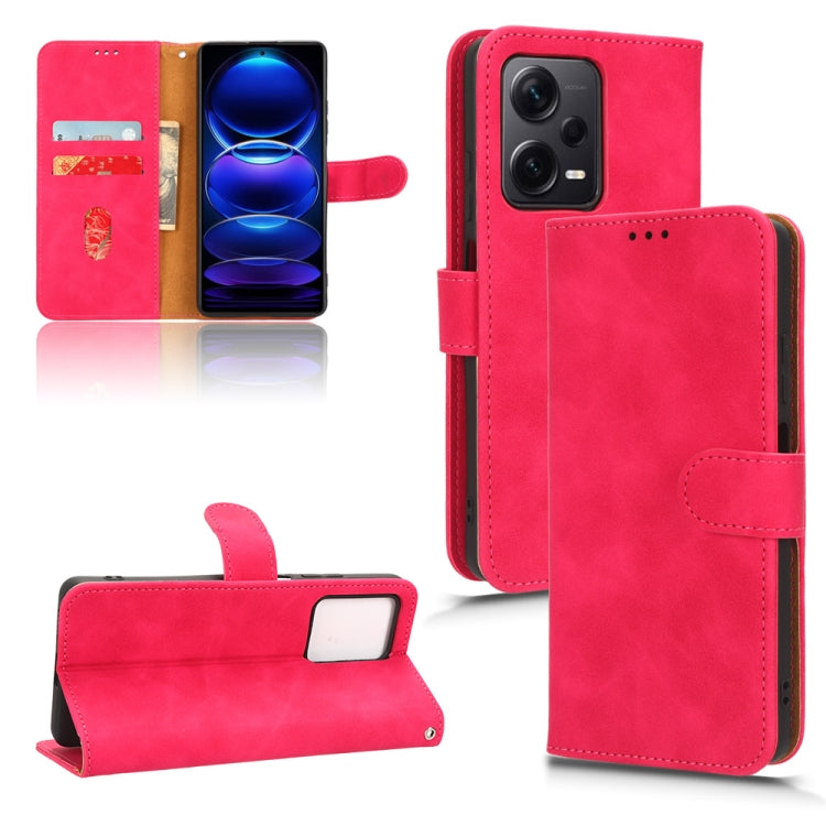 Skin Feel Magnetic Flip Leather Phone Case, For Realme C55, For TCL ION X, For vivo S16e, For Xiaomi Redmi Note 12 Pro+ 5G, For Honor X5, For Samsung Galaxy A24 4G, For ZTE Blade V40 Design