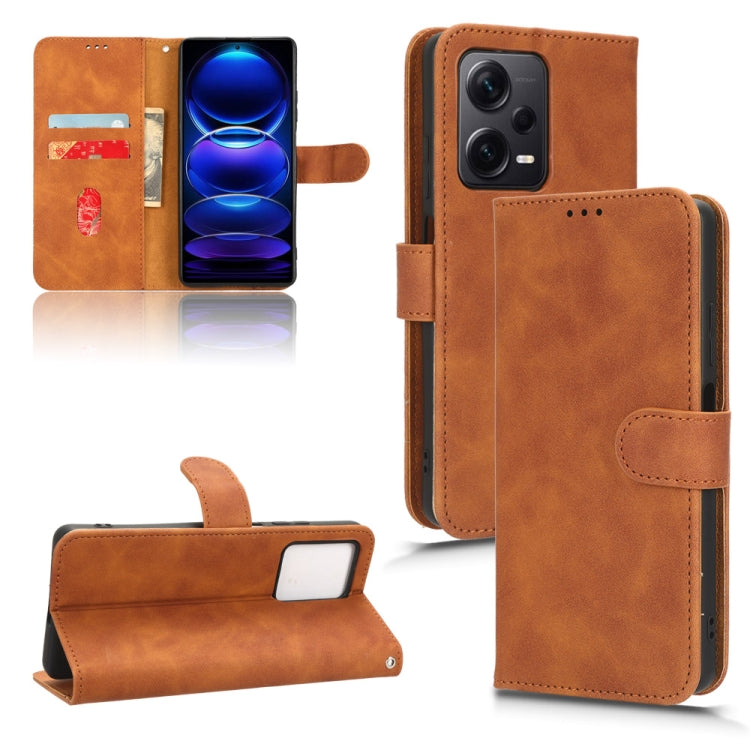 Skin Feel Magnetic Flip Leather Phone Case, For Realme C55, For TCL ION X, For vivo S16e, For Xiaomi Redmi Note 12 Pro+ 5G, For Honor X5, For Samsung Galaxy A24 4G, For ZTE Blade V40 Design
