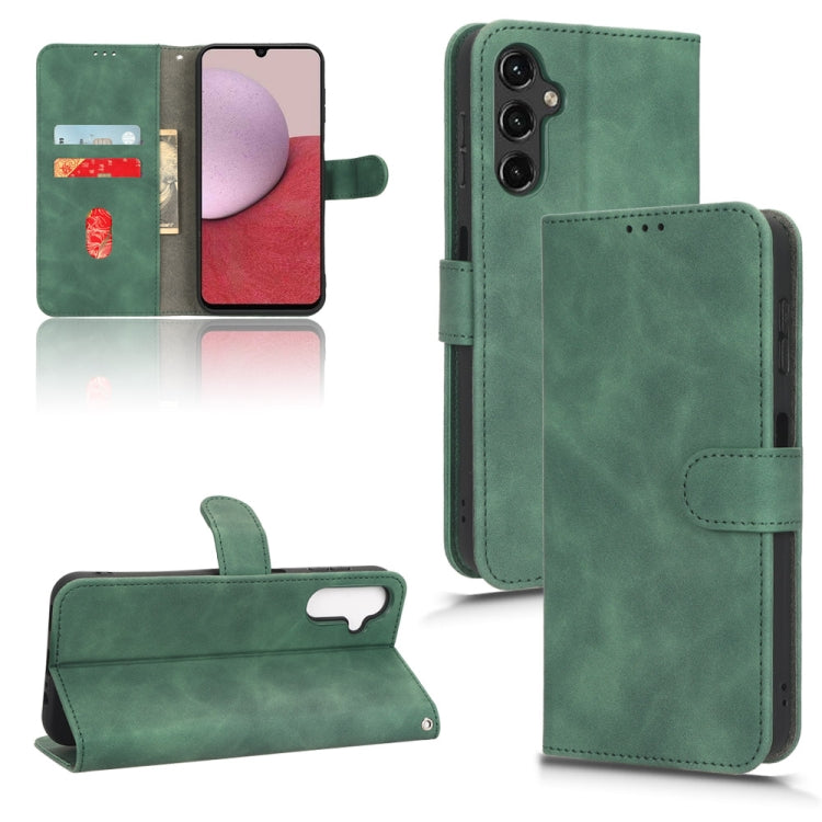 Skin Feel Magnetic Flip Leather Phone Case, For Realme C55, For TCL ION X, For vivo S16e, For Xiaomi Redmi Note 12 Pro+ 5G, For Honor X5, For Samsung Galaxy A24 4G, For ZTE Blade V40 Design
