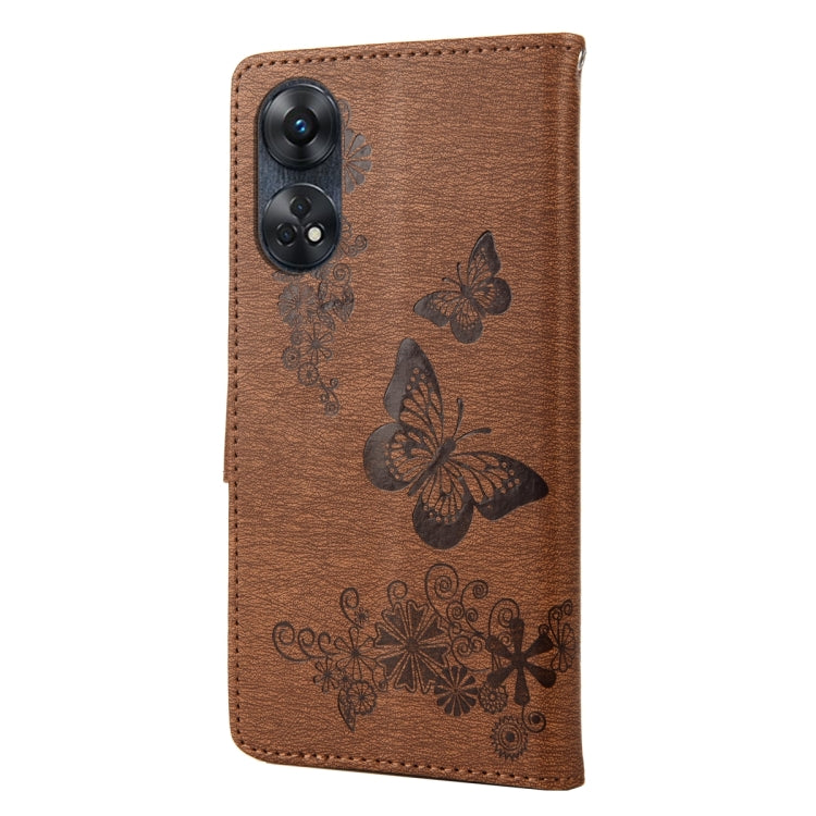 Butterfly Embossed Horizontal Flip Leather Phone Case, For OPPO Reno8 T 4G, For Xiaomi Redmi Note 12 5G Global / Poco X5 5G, For Xiaomi Redmi Note 12 Pro 5G Global, For Xiaomi Redmi Note 12 Pro+ 5G Global