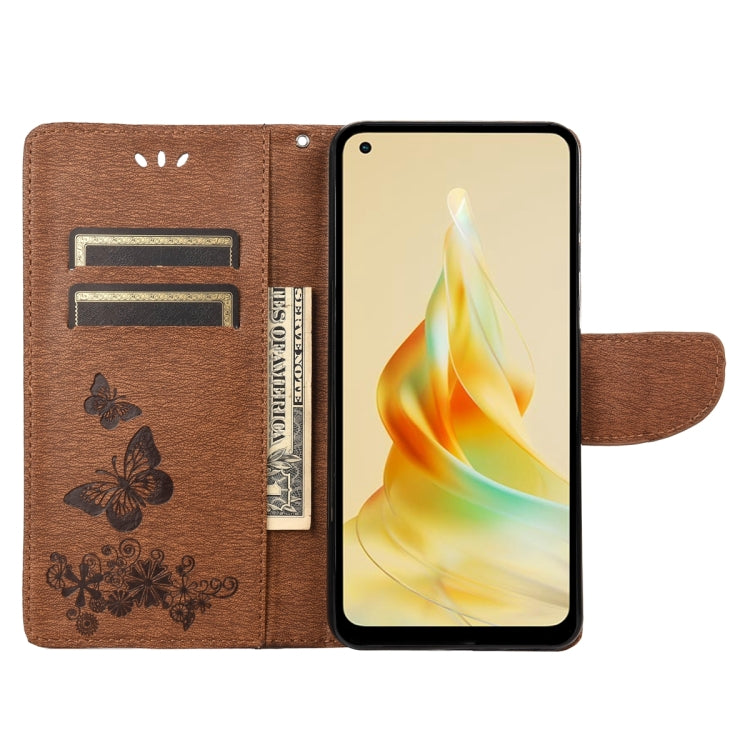 Butterfly Embossed Horizontal Flip Leather Phone Case, For OPPO Reno8 T 4G, For Xiaomi Redmi Note 12 5G Global / Poco X5 5G, For Xiaomi Redmi Note 12 Pro 5G Global, For Xiaomi Redmi Note 12 Pro+ 5G Global