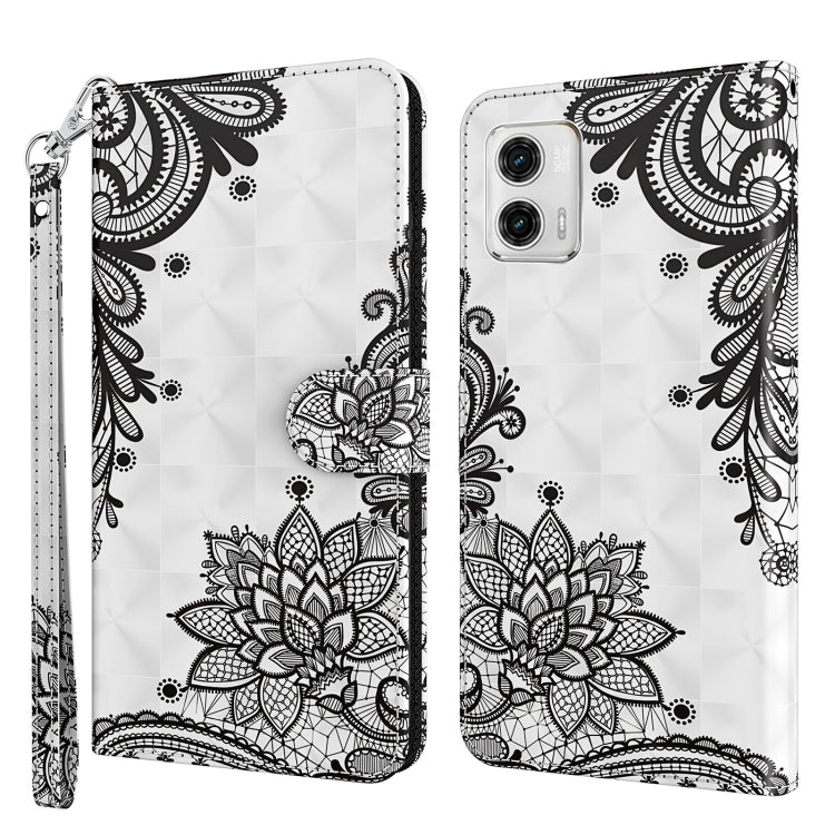 3D Painting Pattern TPU + PU Leather Phone Case, For Motorola Moto G73, For OnePlus 11, For Samsung Galaxy A24, For Samsung Galaxy A34 5G