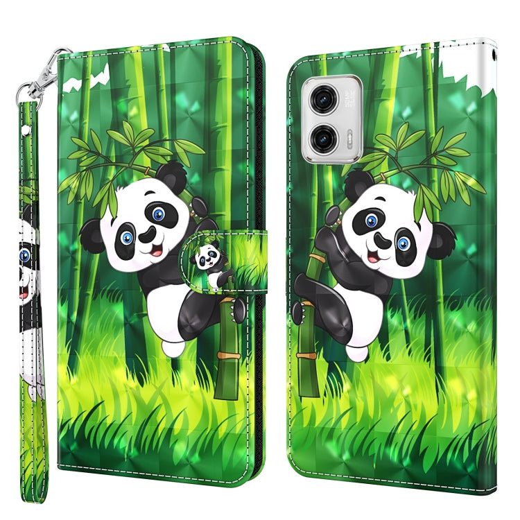 3D Painting Pattern TPU + PU Leather Phone Case, For Motorola Moto G73, For OnePlus 11, For Samsung Galaxy A24, For Samsung Galaxy A34 5G