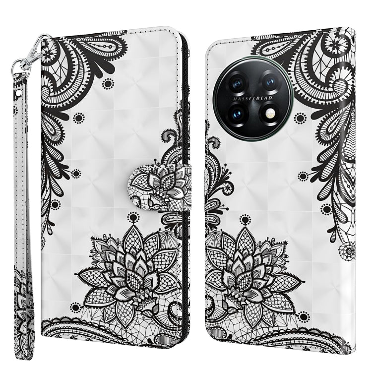 3D Painting Pattern TPU + PU Leather Phone Case, For Motorola Moto G73, For OnePlus 11, For Samsung Galaxy A24, For Samsung Galaxy A34 5G