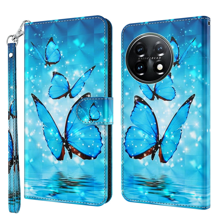 3D Painting Pattern TPU + PU Leather Phone Case, For Motorola Moto G73, For OnePlus 11, For Samsung Galaxy A24, For Samsung Galaxy A34 5G