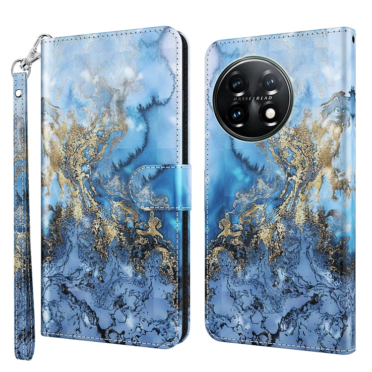 3D Painting Pattern TPU + PU Leather Phone Case, For Motorola Moto G73, For OnePlus 11, For Samsung Galaxy A24, For Samsung Galaxy A34 5G