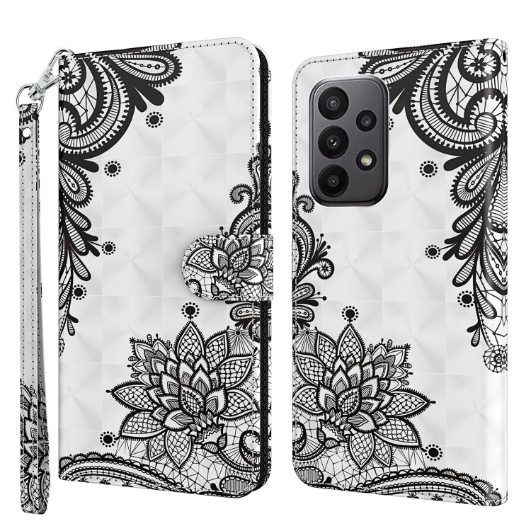 3D Painting Pattern TPU + PU Leather Phone Case, For Motorola Moto G73, For OnePlus 11, For Samsung Galaxy A24, For Samsung Galaxy A34 5G