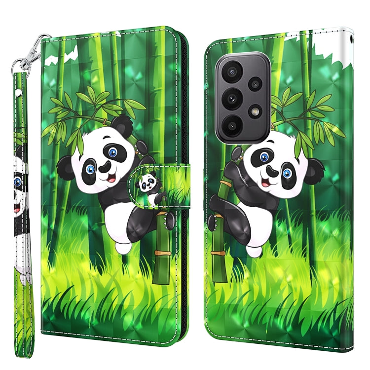 3D Painting Pattern TPU + PU Leather Phone Case, For Motorola Moto G73, For OnePlus 11, For Samsung Galaxy A24, For Samsung Galaxy A34 5G