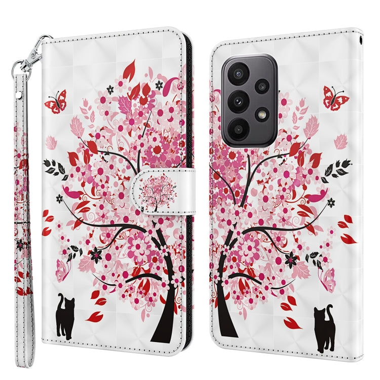3D Painting Pattern TPU + PU Leather Phone Case, For Motorola Moto G73, For OnePlus 11, For Samsung Galaxy A24, For Samsung Galaxy A34 5G