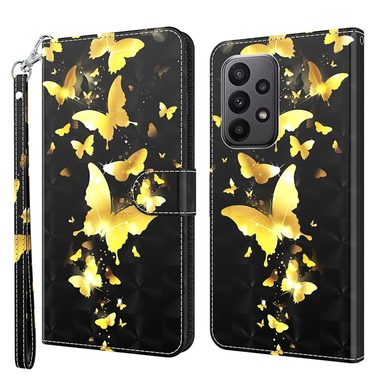 3D Painting Pattern TPU + PU Leather Phone Case, For Motorola Moto G73, For OnePlus 11, For Samsung Galaxy A24, For Samsung Galaxy A34 5G