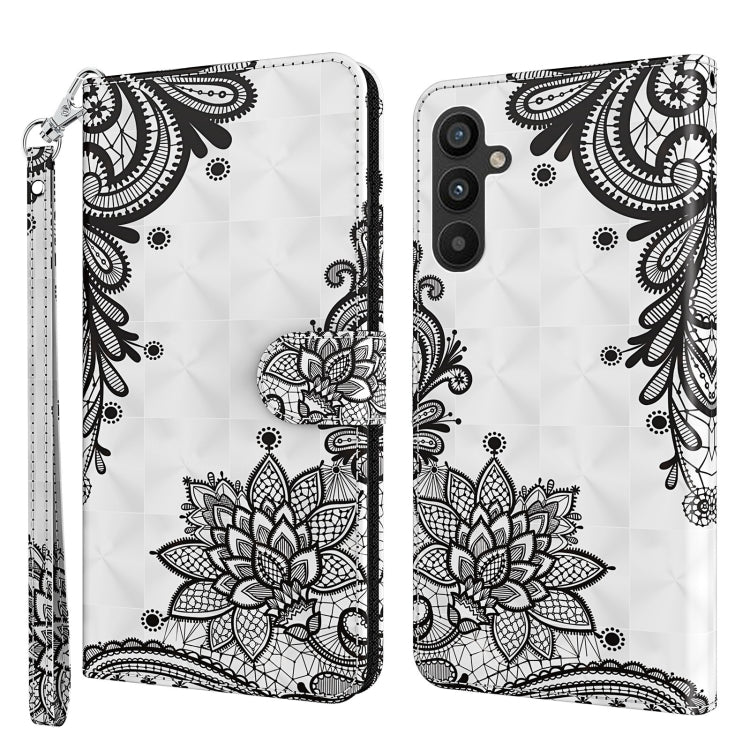 3D Painting Pattern TPU + PU Leather Phone Case, For Motorola Moto G73, For OnePlus 11, For Samsung Galaxy A24, For Samsung Galaxy A34 5G