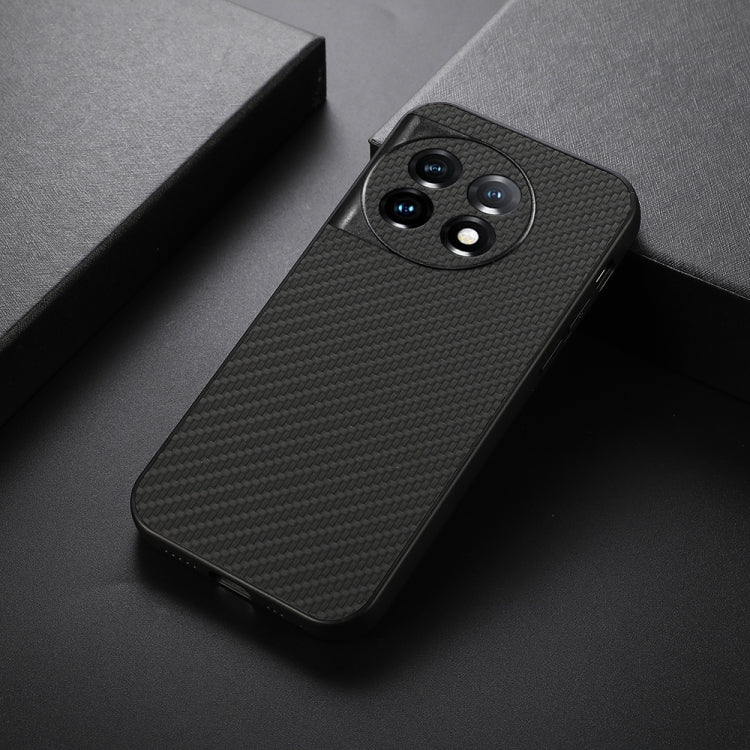 Accurate Hole Carbon Fiber Texture PU Phone Case, For OnePlus 11 5G, For OnePlus Ace 2 / 11R, For Samsung Galaxy A24