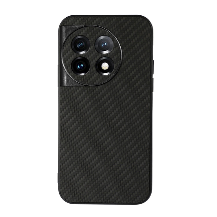 Accurate Hole Carbon Fiber Texture PU Phone Case, For OnePlus 11 5G, For OnePlus Ace 2 / 11R, For Samsung Galaxy A24