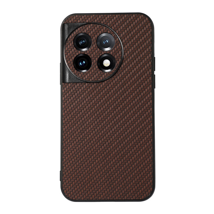 Accurate Hole Carbon Fiber Texture PU Phone Case, For OnePlus 11 5G, For OnePlus Ace 2 / 11R, For Samsung Galaxy A24