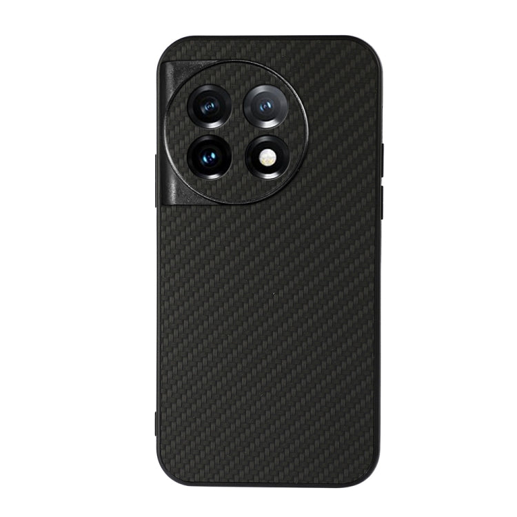 Accurate Hole Carbon Fiber Texture PU Phone Case, For OnePlus 11 5G, For OnePlus Ace 2 / 11R, For Samsung Galaxy A24