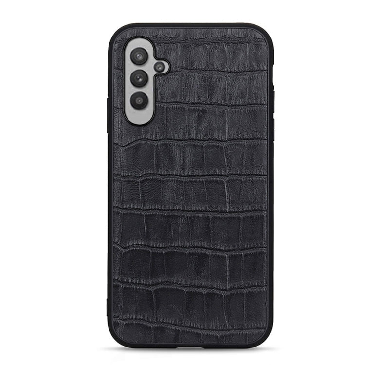 Accurate Hole Crocodile Texture Genuine Leather Phone Case, For OnePlus 11 5G, For OnePlus Ace 2 / 11R, For Samsung Galaxy A24