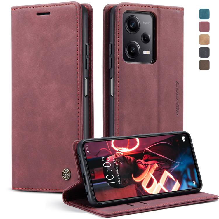 CaseMe 013 Multifunctional Horizontal Flip Leather Phone Case, For OPPO Reno8 T 5G, For Xiaomi Redmi Note 12 5G / Poco X5, For Xiaomi Redmi Note 12 Pro 5G / Poco X5 Pro, For Xiaomi Redmi Note 12 Pro+ 5G