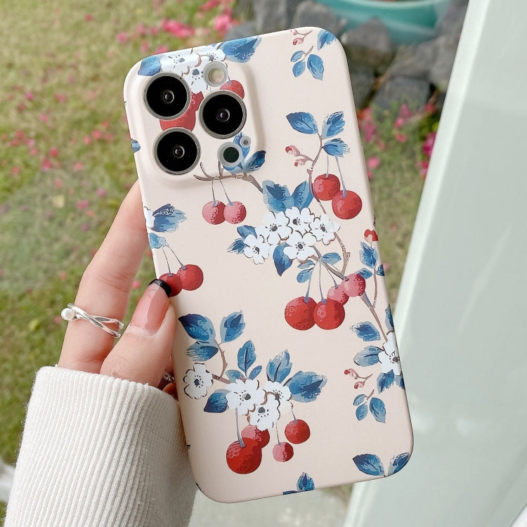 Water Sticker Flower Pattern PC Phone Case, For iPhone 13 Pro Max, For iPhone 13 Pro, For iPhone 13, For iPhone 13 mini