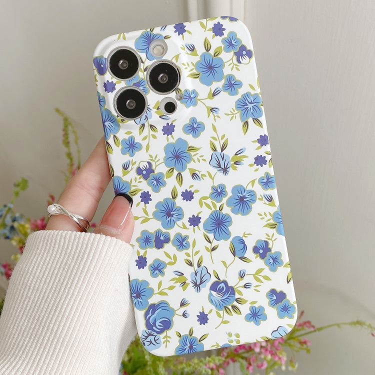 Water Sticker Flower Pattern PC Phone Case, For iPhone 13 Pro Max, For iPhone 13 Pro, For iPhone 13, For iPhone 13 mini
