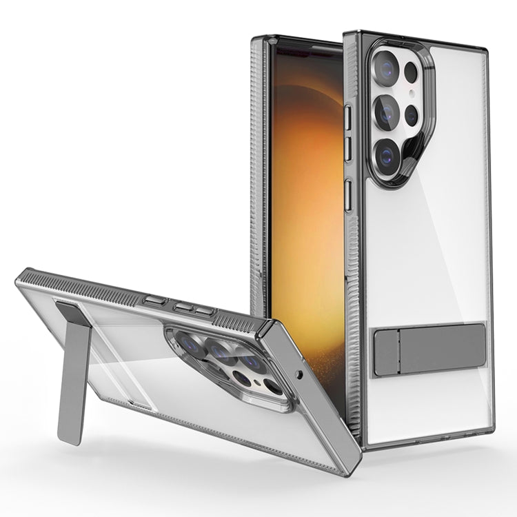 High Transparent Holder Phone Case, For Samsung Galaxy S23 5G, For Samsung Galaxy S23+ 5G, For Samsung Galaxy S23 Ultra 5G