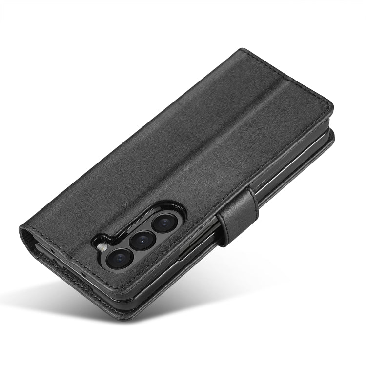 LC.IMEEKE Calf Texture Leather Phone Case, For Samsung Galaxy Z Fold5 5G, For Samsung Galaxy A24 4G / 5G, For Samsung Galaxy Z Flip5 5G