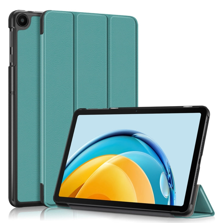 Custer Pure Color 3-Fold Holder Leather Tablet Case, For Huawei Matepad SE 10.4 2022, For Lenovo M8 4th GenTB-300FU