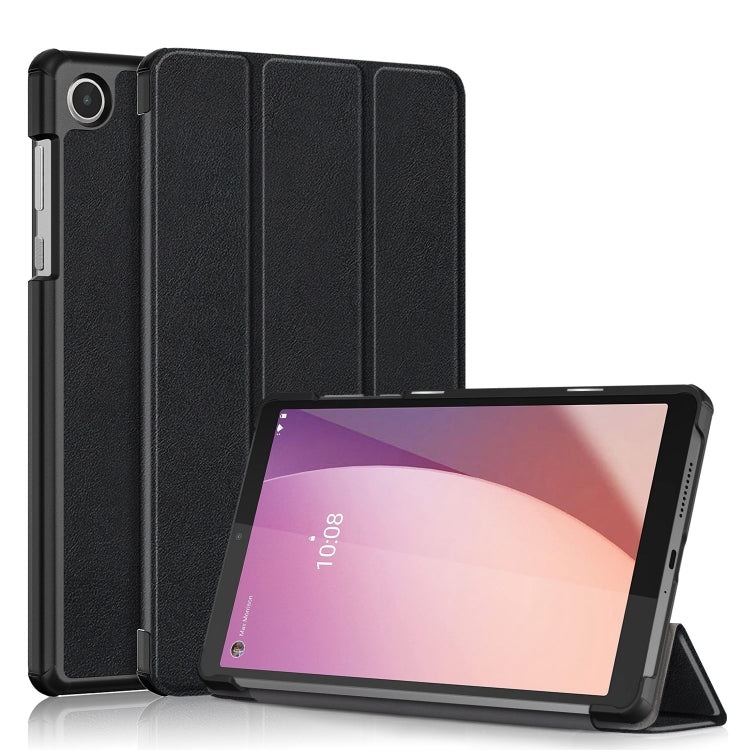 Custer Pure Color 3-Fold Holder Leather Tablet Case, For Huawei Matepad SE 10.4 2022, For Lenovo M8 4th GenTB-300FU