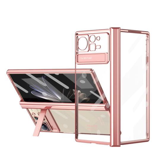 Electroplated Hinge Transparent Phone Case, For Xiaomi Mix Fold 2