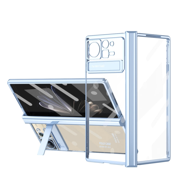 Electroplated Hinge Transparent Phone Case, For Xiaomi Mix Fold 2