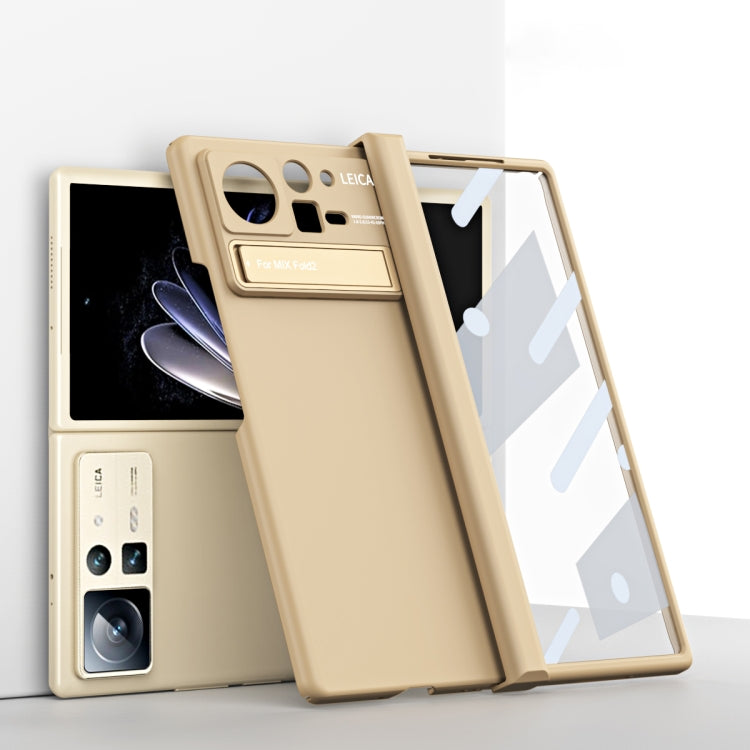Macaron Hinge All-inclusive Folding Phone Case with Stand, For Xiaomi Mix Fold 2