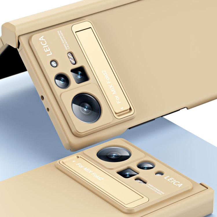 Macaron Hinge All-inclusive Folding Phone Case with Stand, For Xiaomi Mix Fold 2