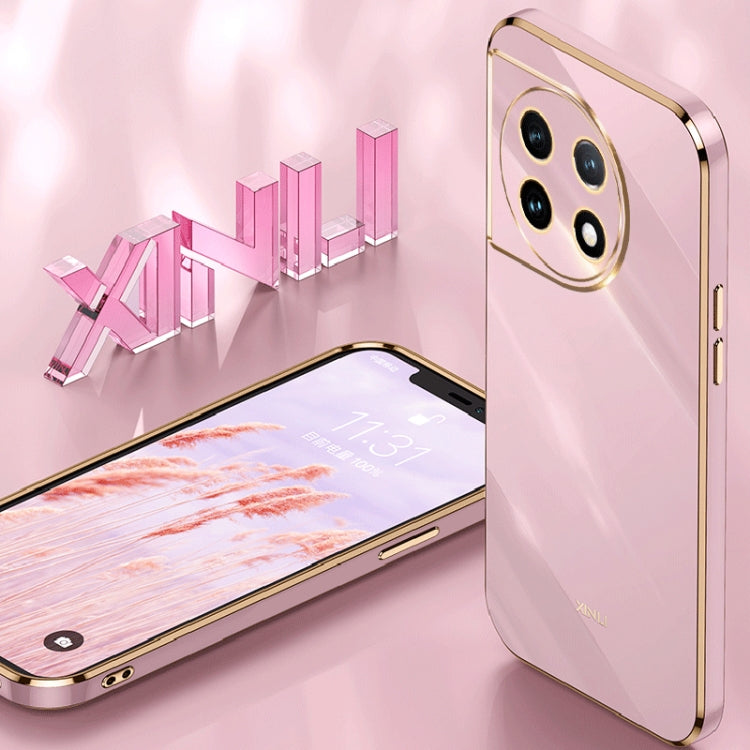 XINLI Straight Edge 6D Electroplate TPU Phone Case, For OnePlus 11, For OnePlus Ace 2, For Realme GT Neo 5, For OPPO Reno8 T 5G, For vivo Y100, For Samsung Galaxy A24 4G